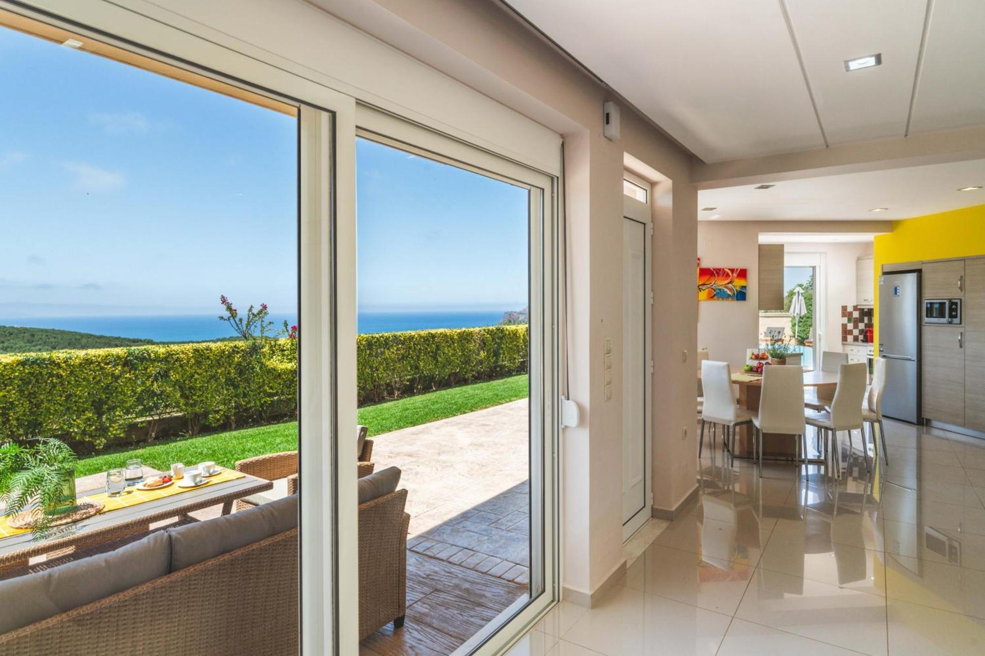 Villa Ariella With Sea View Agia Marina Exterior foto