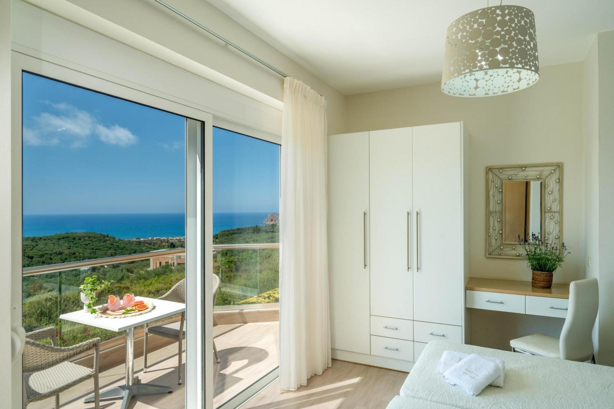 Villa Ariella With Sea View Agia Marina Exterior foto