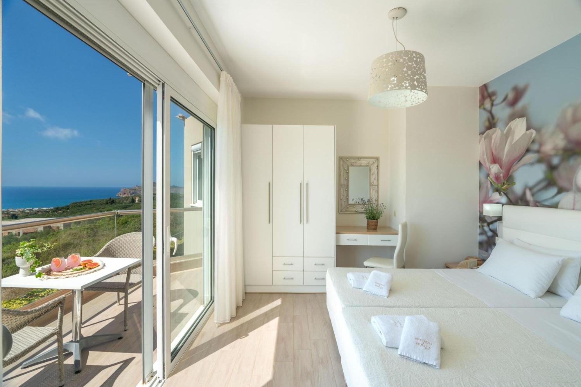 Villa Ariella With Sea View Agia Marina Exterior foto
